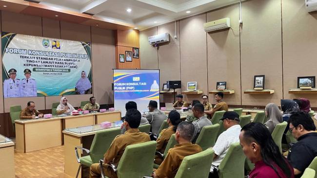  Kepala Dinas PUPRPERKIM  Kabupaten Balangan, Rahmadiah, mengatakan, pelaksanaan forum tersebut merupakan bagian dari kewajiban penyelenggara layanan publik sesuai dengan ketentuan yang berlaku. (SuarIndonesia/Adv)