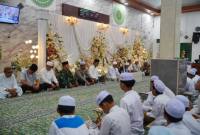  Wakil Bupati Balangan, Akhmad Fauzi menghadiri peringatan Milad ke-12 Majelis Ta’lim Riyadhul Muhibbin di Desa Bungin, Kecamatan Paringin Selatan, Rabu (13/5/2026). - Foto: Mc.Balangan