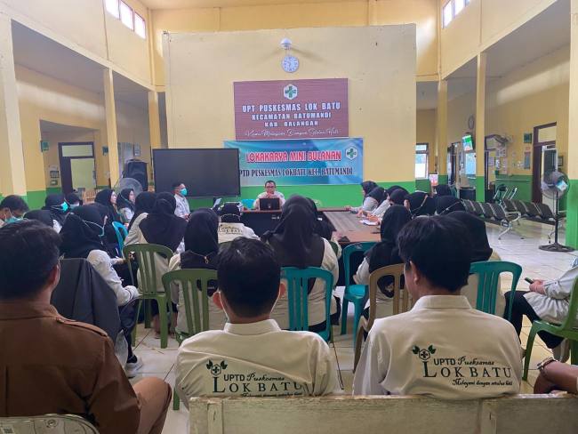 UPTD Puskesmas Lok Batu Kabupaten Balangan terus mengembangkan berbagai inovasi pelayanan kesehatan yang edukatif, kreatif, dan berbasis kebutuhan masyarakat. - Foto: Mc.Balangan