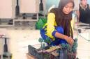 Diorama bertajuk Fragmen Kehidupan Masyarakat Punan Batu Benau karya Anggun Shafa, siswi SMKN 2 Tanjung Selor, Kaltara. )Foto: Istimewa)