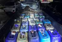 Barang bukti penyalahgunaan BBM bersubsidi dalam mobil pikap di Polres Barito Utara, Muara Teweh, Kamis (14/5/2026). (Foto: Polres Barito Utara)