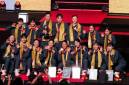 Tim bulu tangkis Korea Selatan berpose setelah menghempaskan tim China 3-1 di Uber Cup 2026. Negeri Ginseng membawa pulang trofi dari kesuksesan tim putrinya. (Foto: Badminton Korea Association)

