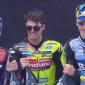 Podium juara MotoGP Catalunya 2026. (Screenshot @SPOTV)