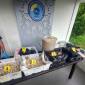 Barang bukti telur penyu yang di tangkap tim gabungan Pos Lintas Batas Negara (PLBN) Jagoi Babang, Sarawak Forestry Corporation (SFC) Malaysia, dan Satgas Perbatasan SSK II. (Foto: Antara/Narwati)

