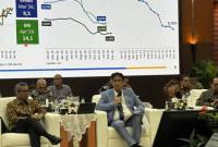 Menteri Keuangan Purbaya Yudhi Sadewa memberikan pemaparan dalam konferensi pers APBN KiTa Edisi Mei 2026 di Jakarta, Selasa (19/5/2026). (Foto: Antara/Imamatul Silfia)