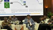 Menteri Keuangan Purbaya Yudhi Sadewa memberikan pemaparan dalam konferensi pers APBN KiTa Edisi Mei 2026 di Jakarta, Selasa (19/5/2026). (Foto: Antara/Imamatul Silfia)
