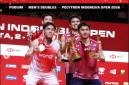Podium juara ganda putra. (Foto: ig@badminton.ina)