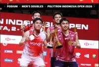 Podium juara ganda putra. (Foto: ig@badminton.ina)