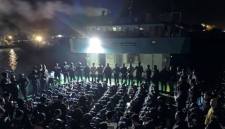 Sejumlah 134 orang warga binaan dari sejumlah lapas di wilayah Sumatera dipindahkan ke lapas di Nusakambangan, Karang Anyar, Jawa Tengah, Senin (8/6/2026). (Foto: Humas Ditjenpas)