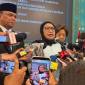 Kepala Badan Gizi Nasional (BGN) Nanik S Deyang memberikan pernyataan pers di Istana Negara, Jakarta, Senin (8/6/2026). (Foto: Antara/Fathur Rochman)
