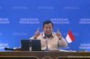 Presiden Prabowo Subianto dalam penutupan Sarasehan Kebangsaan Konvensi Sains, Teknologi, dan Industri Indonesia (KSTI) 2026 di Jakarta, Minggu (28/6/2026). (Foto: Tangkapan Layar YouTube Sekretariat Presiden)