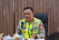 Kepala Korps Lalu Lintas (Kakorlantas) Polri Irjen Pol Agus Suryonugroho memberikan arahan kepada jajaran Dirlantas Polda se-Indonesia melalui zoom meeting pada Rabu (3/6/2026). (Foto: Dok Korlantas Polri)