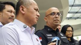 Direktur Penyidikan Jaksa Agung Muda Bidang Tindak Pidana Khusus (Jampidsus) Kejagung Syarief Sulaeman Nahdi (tengah kanan) memberikan keterangan pers di Gedung Jampidsus Kejagung, Jakarta, Selasa (23/6/2026). (Foto: Antara/Nadia Putri R)