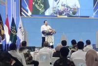 Jaksa Agung ST Burhanuddin berbicara dalam acara Seminar Nasional Refleksi Enam Bulan Implementasi KUHP dan KUHAP serta Bedah Buku di Jakarta, Rabu (24/6/2026). (Foto: Atara/Nadia Putri R)
