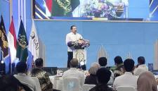 Jaksa Agung ST Burhanuddin berbicara dalam acara Seminar Nasional Refleksi Enam Bulan Implementasi KUHP dan KUHAP serta Bedah Buku di Jakarta, Rabu (24/6/2026). (Foto: Atara/Nadia Putri R)