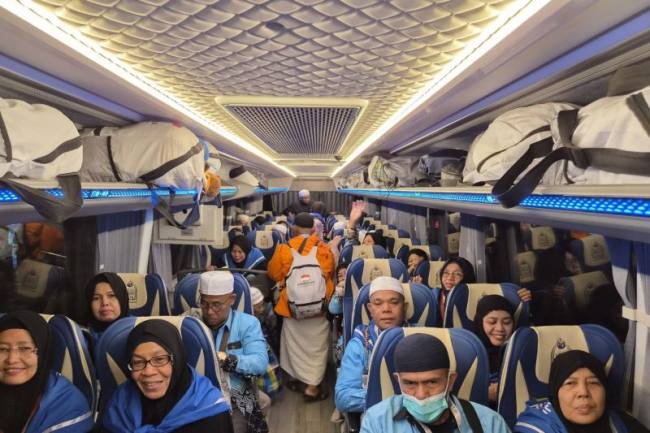 Jemaah haji Indonesia bersiap pulang ke Indonesia setelah melaksanakan seluruh rangkaian ibadah haji di Makkah. (Foto: Kemenhaj RI)