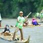 Festival Bamboo Rafting di Loksado, Hulu Sungai Selatan, Kalimantan Selatan yang masuk Karisma Event Nusantara (KEN) 2026, Minggu, (28/6/2026). (Foto: Diskominfo SP HSS)