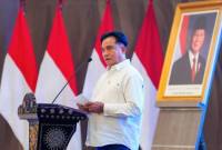Menteri Koordinator Bidang Hukum, HAM, Imigrasi, dan Pemasyarakatan Yusril Ihza Mahendra dalam kegiatan konsolidasi bersama tiga kementerian teknis di bawah Kemenko Kumham Imipas, di Jakarta, Senin (8/6/2026). (Foto: Kemenko Kumham Imipas RI)