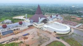 Masjid Syekh Muhammad Arsyad Albanjari akan diresmikan sekaligus jadi lokasi puncak peringatan Hari Jadi ke 76 Kalsel. Foto : istimewa