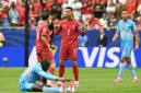 Timnas Portugal v RD Kongo berakhir imbang 1-1, Cristiano Ronaldo cs gagal menang di laga pertamanya di Piala Dunia 2026. (Foto: RONALDO SCHEMIDT)