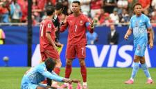Timnas Portugal v RD Kongo berakhir imbang 1-1, Cristiano Ronaldo cs gagal menang di laga pertamanya di Piala Dunia 2026. (Foto: RONALDO SCHEMIDT)