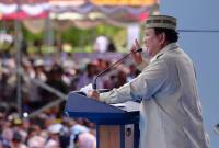Presiden Prabowo Subianto berpidato saat acara puncak Pekan Nasional (PENAS) Kontak Tani Nelayan Andalan (KTNA) XVII di Kabupaten Gorontalo, Provinsi Gorontalo, Rabu (24/6/2026). (Foto: BPMI Setpres)