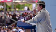 Presiden Prabowo Subianto berpidato saat acara puncak Pekan Nasional (PENAS) Kontak Tani Nelayan Andalan (KTNA) XVII di Kabupaten Gorontalo, Provinsi Gorontalo, Rabu (24/6/2026). (Foto: BPMI Setpres)