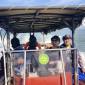 Tim SAR gabungan menyisir perairan di lokasi kecelakaan kapal untuk mencari korban hilang di perairan Desa Labuan Mas, Pulau Laut Selatan, Kabupaten Kotabaru, Kalimantan Selatan, Rabu (17/6/2026). (Foto: Kantor SAR Banjarmasin)