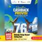 PROMO SPESIAL - Poster promo spesial cashback provisi hingga 76 persen. Program ini berlangsung periode 1 Juni hingga 30 Juni 2026. (Foto: DokBankKalsel)