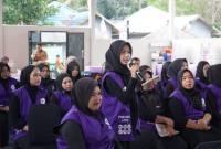Sesi tanya jawab/diskusi para kader bersama Tim Pembina Pos Pelayanan Terpadu (Posyandu) Provinsi Kalimantan Selatan, di Desa Muara Jaya, Awayan, Senin (22/6/2026). - Foto: Mc.Balangan