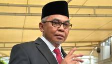 Ketua Komisi Pemberantasan Korupsi Setyo Budiyanto memberikan keterangan di Gedung Juang KPK, Jakarta, Rabu (18/2/2026). (Foto: Antara/Rio Feisal)