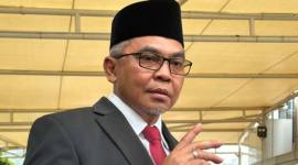 Ketua Komisi Pemberantasan Korupsi Setyo Budiyanto memberikan keterangan di Gedung Juang KPK, Jakarta, Rabu (18/2/2026). (Foto: Antara/Rio Feisal)