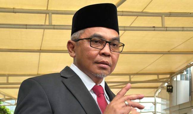 Ketua Komisi Pemberantasan Korupsi Setyo Budiyanto memberikan keterangan di Gedung Juang KPK, Jakarta, Rabu (18/2/2026). (Foto: Antara/Rio Feisal)
