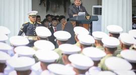 Presiden Prabowo Subianto memberikan pidato pada upacara peringatan Hari Lahir Pancasila di Lapangan Gedung Pancasila, Jakarta, Senin (1/6/2026). (Foto: Antara/Bayu Pratama)