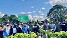 BPDLH dan Tim Norwegia bersama Dishut Kalsel saat mengevaluasi pelaksanaan rehabilitasi hutan dan lahan program FOLU Net Sink 2030 di Desa Pasar Batu, Kabupaten Tabalong, Kalimantan Selatan, Kamis (18/6/2026). (Foto: Dishut Kalsel)