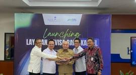 Gubernur Kalsel, H Muhidin melaunching langsung Layanan Devisa Bank Kalsel di Aula Bank Kalsel, Senin (22/6/2026).