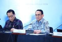Kepala Eksekutif Pengawas Lembaga Pembiayaan, Perusahaan Modal Ventura, Lembaga Keuangan Mikro dan Lembaga Jasa Keuangan Lainnya (PVML) Otoritas Jasa Keuangan (OJK) Agusman (kanan). (Foto: Dok OJK)