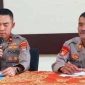 Kapolsek KPL Banjarmasin Kompol Dr, Muhammad Abd Rauf, SIK, MH didampingi Kanit Reskrim, Ipda Kevin Wahyudi S.Tr.K, MH