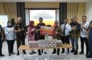 Pemulihan keuangan negara atas penyelesaian permasalahan insiden tertabraknya borepile P47B dan P48B pada pekerjaan konstruksi pembangunan Jembatan Penghubung Pulau Kalimantan - Pulau Laut,, Kamis (4/6/ 2026. (SuarIndonesia/ZI)