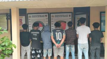 AKSI TAWURAN Kelompok Remaja di Tembus Mantuil, Pelaku Diamankan Polresta Banjarmasin