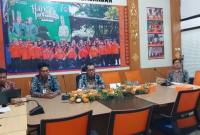 BPBD Kabupaten Balangan bersama Kecamatan Tebing Tinggi menggelar rapat finalisasi draf video dan buku dokumenter “Banjir dan Banjir Bandang Kecamatan Tebing Tinggi”, Kamis (4/6/2026) *SuarIndonesia/Adv)