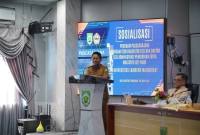 Bupati Balangan dukung program pendidikan pascasarjana yang disosialisasikan  Universitas Lambung Mangkurat  di Aula Benteng Tundakan, Kantor Bupati Balangan, Selasa (9/6/2026). (SuarIndonesia/Adv)