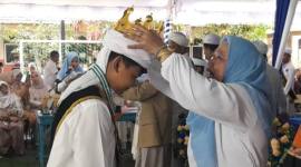 Diwisuda tahfiz ratusan SD Islam Sabilal Muhtadin Banjarmasin tahun pelajaran 2025-2026, diwarnai suasana haru dan penuh kebanggaan. Kamis (11/6/2026). (SuarIndonesia/YI_