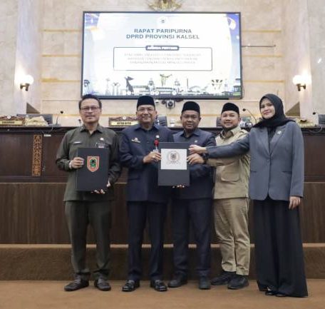 Selain pengesahan regulasi investasi, rapat juga mengagendakan penyampaian Raperda Pertanggungjawaban Pelaksanaan APBD Tahun Anggaran 2025 oleh Pemerintah Provinsi Kalsel,, Rabu (17/6/2026). (SuarIndonesia/Ist)