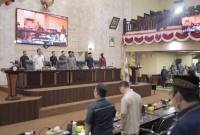 Pertanggungjawaban Pelaksanaan Anggaran Pendapatan dan Belanja Daerah (APBD) Tahun Anggaran 2025, di ruang rapat paripurna H. Mansyah Addrian, Gedung DPRD Provinsi, Rabu (24/6/2026). (SuarIndonesia/Ist)