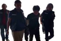 Tersangka AMJ (39) yang diringkus Polisi. (SuarIndonesia/DO)