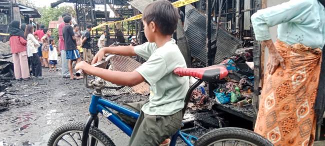 Peristiwa tterjadi di Jalan Sungai Miai Dalam, Gang Pelangi Ujung, RT 19 RW 02, Banjarmasin Utara, Rabu (3/6/2026) sekitar pukul 09.50 WITA. (SuarIndonesia/DO)