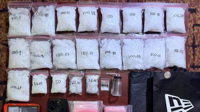 Barang bukti narkoba di Tanah Bumbu. (Foto: Istimewa)