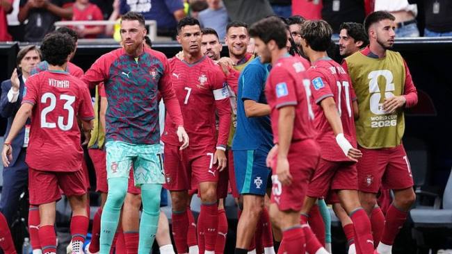 Timnas Portugal membantai Uzbekistan 5-0 di Piala Dunia 2026. (Foto: Europa Press via Getty Images/Europa Press Sports)