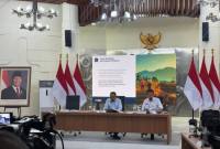 Kepala Bakom RI Muhammad Qodari (kiri) dalam konferensi pers di Jakarta, Rabu (17/6/2026). (Foto: Antara/Genta Tenri M)